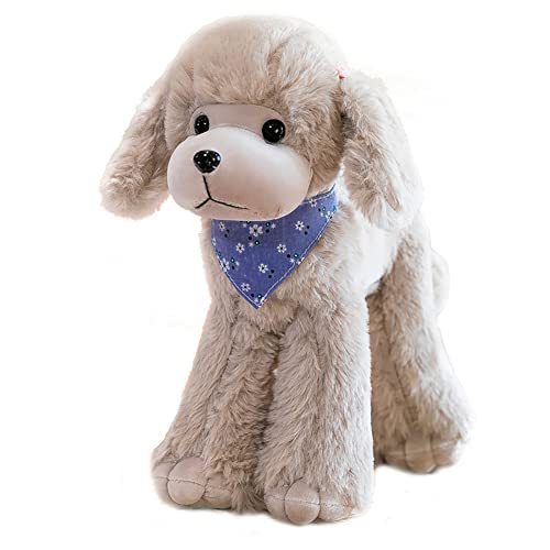 LICHENGTAI Teddy Hund Kuscheltier Kawaii Pudel Plüsch Stofftier Plüschhund Puppe Stofftier Hund Simulation Spielzeug Plüschtiere Welpen Kissen Geschenke für Jungen Mädchen Babys von LICHENGTAI