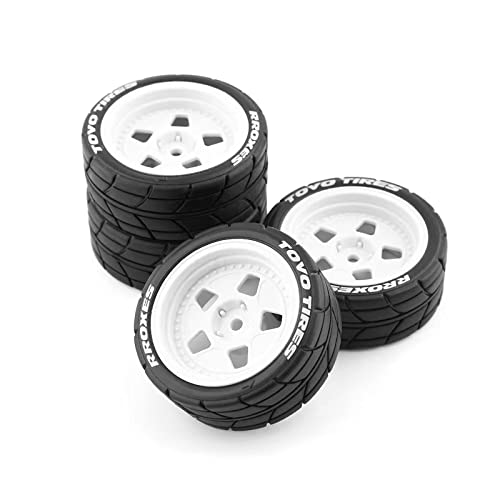 LICHIFIT 4pcs/1set Classic Drift Tire RC Reifen für HPI Ken Block 1/10 RV Rally für Ford Mustang Classic 1965 RC Car Modification Part von LICHIFIT