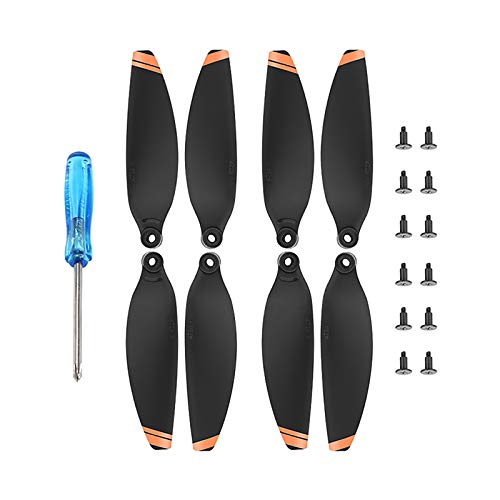 LICHIFIT Drohnenpropeller Low Noise Requisiten PC Blades Wing Set Ersatzteil für DJI Mini 2 Drohne Zubehör von LICHIFIT