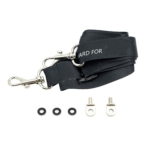 LICHIFIT Umhängeband mit Schrauben und Schnallen für DJI RC PRO/RC 2/RC/RC Plus Hanging Belt Sling Rope für DJI Mini 3 Pro/Mavic 3 Pro/Air 3 Drohnen-Fernbedienung, Schwarz von LICHIFIT