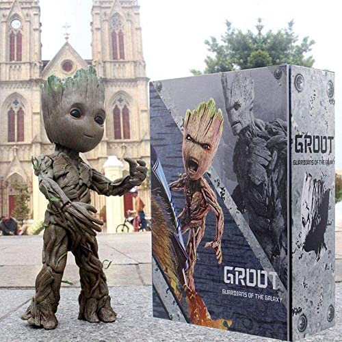 LICHOO Anime Actionfigur Groot Tree Man Sammlermodell Statue Spielzeug PVC Figuren Desktop Ornamente von LICHOO