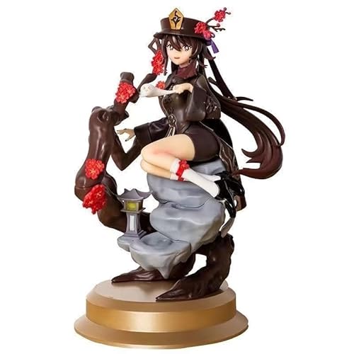 LICHOO Genshin Impact Hu Tao Szenen Anime Actionfigur Charakter Sammlerstück Modell Statue Spielzeug PVC Figuren Desktop Ornamente Festliche Geschenke von LICHOO