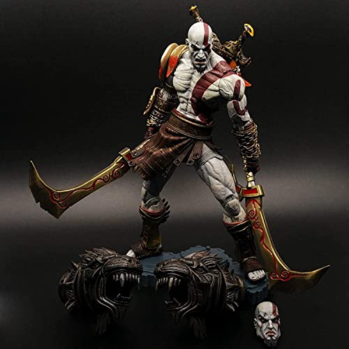 LICHOO God of War III Kratos Anime Action Figure Character Collectible Model Statue Toys PVC Figures Desktop Ornaments Festive Gifts (A) von LICHOO