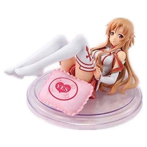 LICHOO SAO Asuna Kissen Anime Actionfigur Schwert Art Online Sammlerstück Modell Statue Spielzeug PVC Figuren Desktop Ornamente von LICHOO