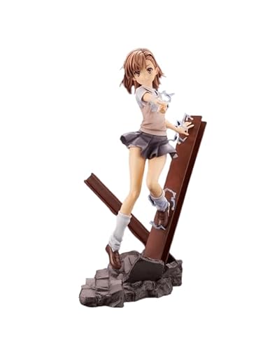 LICHOO Toaru Majutsu No Index III Mikoto Misaka Anime Actionfigur Charakter Sammelmodell Statue Spielzeug PVC Figuren Desktop Ornamente von LICHOO