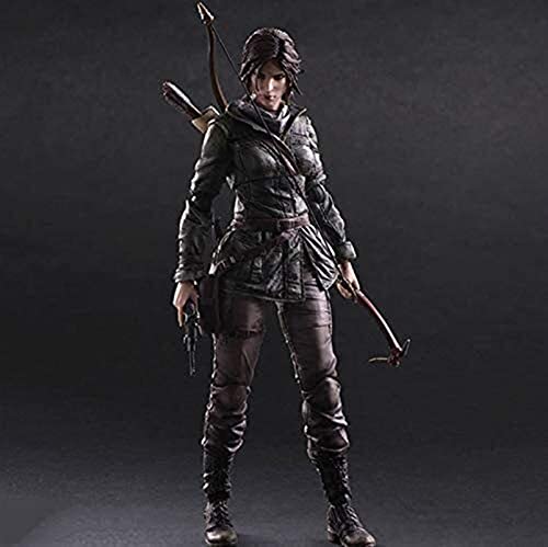 LICHOO Tomb Raider Lara Croft PVC Spielzeugfigur Anime Action Statue 26cm Sammelmodell Unisex Spielzeug von LICHOO