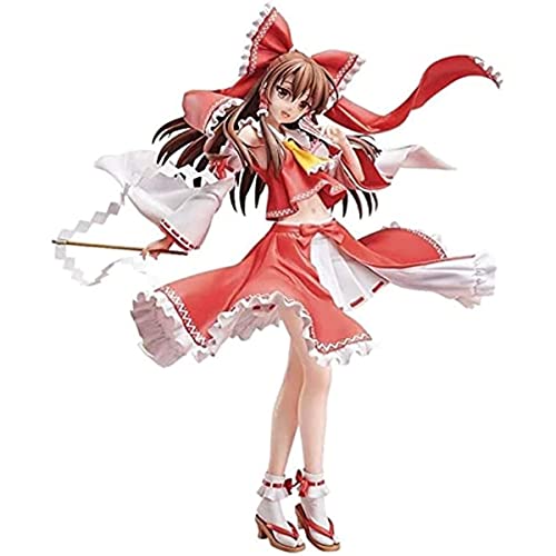 LICHOO Touhou Project: Reimu Hakurei Anime Action Figure Character Collectible Model Statue Toys PVC Figures Desktop Ornaments von LICHOO