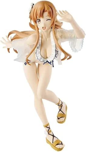 SAO Asuna Yuuki Anime Actionfigur Schwert Kunst Online Charakter Sammlerstück Modell Statue Spielzeug PVC Figuren Desktop Ornamente von LICHOO