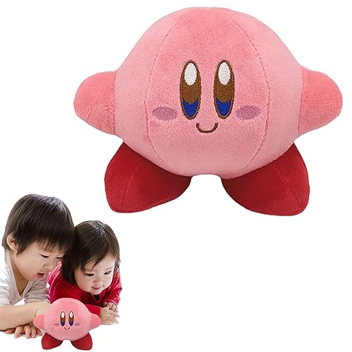 LIDEYE Kirby Plush Soft Doll,15 cm Kirby Plüschtier Stofftier,Kirby Cartoon Anime Plush,Kirby Weiche Schlafkissen, Kawaii Kirby Kuscheltier für Kinder Mädchen Geburtstag Weihnachten Geschenk von LIDEYE