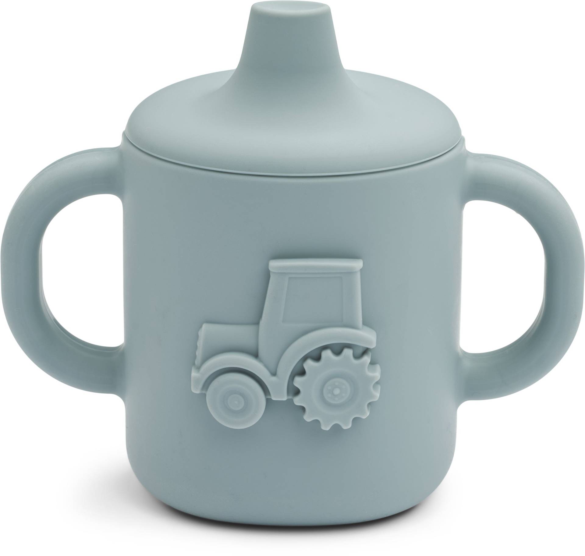 LIEWOOD Amelio Tractor Schnabeltasse, Blue Fog von LIEWOOD