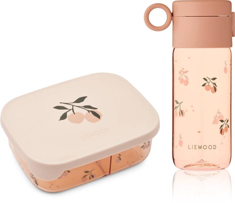 LIEWOOD Arthur Brotdose und Clemence Flasche, Peach/Sea Shell von LIEWOOD