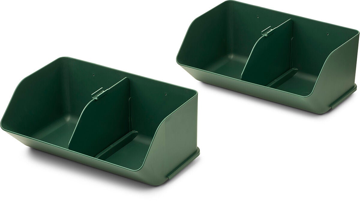 LIEWOOD Rosemary Aufbewahrungsboxen M 2er-Pack, Garden Green von LIEWOOD