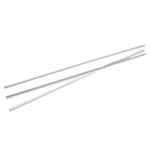 20 Stück ABS-Röhren L-förmiges DIY-Modellmaterial, 2 3 4 mm Kunststoffstab for Architekturmodellbau, Puzzle-Modellierungsmaterial(3X3mm) von LIFABOLA