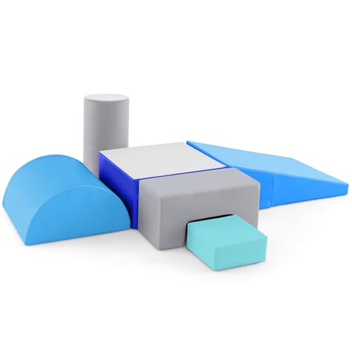 LIFEZEAL Weiche Bausteine zum Klettern und Rutschen, Bausteine aus PU- und EPE-Schaum für Kinder, Riesen-Bauklötze, mehrfarbig LIFEZEAL Weiche Bausteine zum Klettern und Rutschen, Bausteine aus PU- und EPE-Schaum für Kinder, Riesen-Bauklötze, mehrfarbig von LIFEZEAL