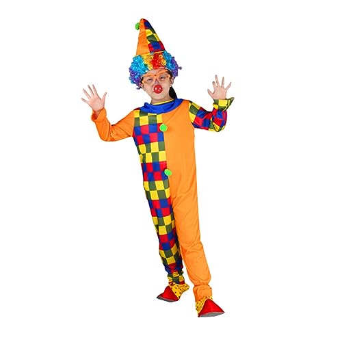 LIFKOME 1 Satz Halloween Maskerade Show Clown Anzug halloween costume halloweenkostüme kinder Rollenspielkostüm Clownkostüm für Kinder Clown-Kleidung Partyzubehör Rollenspiel-Outfit von LIFKOME