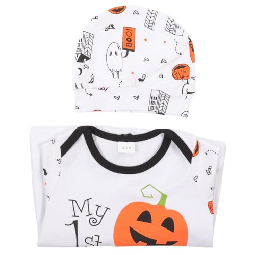 LIFKOME 1 Satz Halloween-Spielanzug Kleidung Sommeroutfits für Babys halloween outfit halloween costume -Overalls für Jungen Halloween-Kostüm neugeborener Junge Baumwolle von LIFKOME