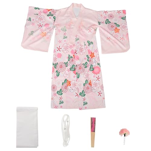 LIFKOME Japanischer Bademantel Für Damen Traditionelles Kimono-kleid Stilvolles Bequemes Polyester Vielseitiges Outfit Für Tägliche Partys Fotografie Mittlere Größe von LIFKOME