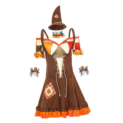 LIFKOME 1 Satz Vogels cheuche Kleid Halloween-Hexenkleid rollenspiel kleid Halloween-Dekor Kostüme für Mädchen halloween costume halloween kleidung Bühnenkostüm mit Kostüm Polyester von LIFKOME