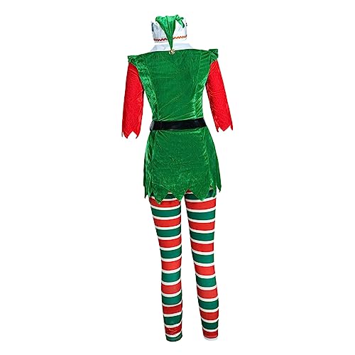 LIFKOME 1 Satz Weihnachtskostüm weibliches Elfenkostüm Frauenkostüm Kleid für Mädchen Mädchen-Outfits kinderkleider kinderkleidung Kostümset Performance-Kostüm Weihnachtself-Kostüm Flanell von LIFKOME