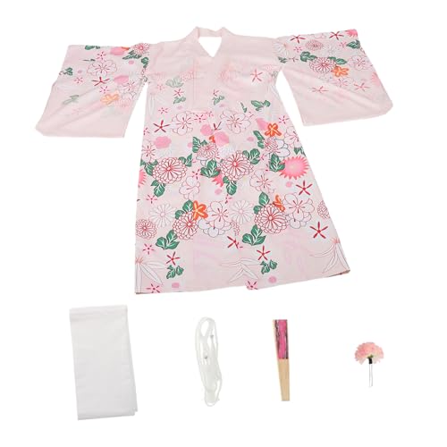 LIFKOME 1 Set Japanischer Kimono Traditioneller Japanischer Kimono Japanischer Mädchen Kimono Japanischer Kimono Kostüm Kleidung Traditionelles Kostüm von LIFKOME