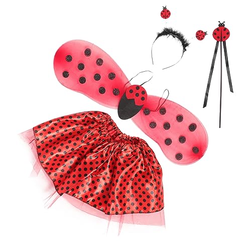 LIFKOME 1 Set Marienkäferflügel Stirnbänder Mädchen Outfits Marienkäfer Stirnband Dekoratives Stirnband Cosplay Marienkäfer Kostüm Für Feenkostüm Mädchen Marienkäfer Kostüm Für von LIFKOME