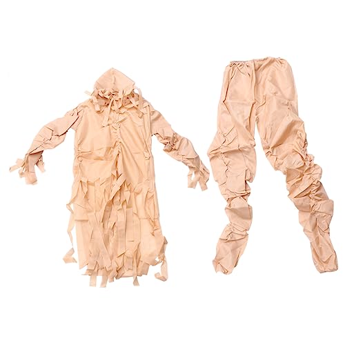 LIFKOME 1 Set Zombie Mumienkostüm Mumienkostüm Herren Polyester Ägyptisches Mumienkostüm Beige Mumienkostüm Erwachsene von LIFKOME