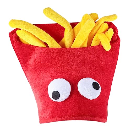 LIFKOME 1stk Pommes-frites-kappe Kostümhut Halloween-neuheitshüte Gefüllte Hut Partyartikel Fast-food-hut Cinco De Mayo-hüte Verrückter Hut Foto-requisiten-hüte Tier Kleidungsstücke Kind von LIFKOME