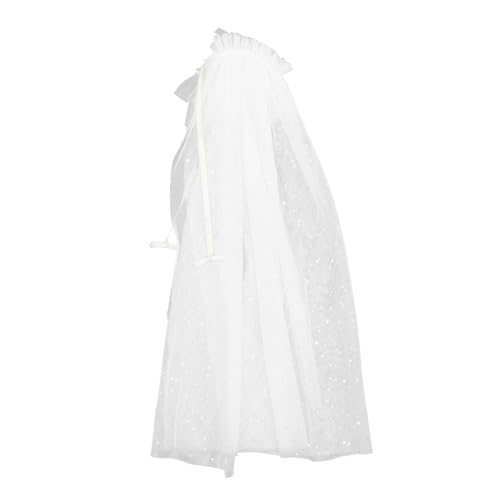 LIFKOME 1 Stück Schneeflocken Umhang Netz Outfits Mädchenkleidung Outfits Umhänge Für Frauen Eleganter Kapuzenumhang Für Frauen Kapuzen Outwear Outfit Cartoon Umhang Polyester von LIFKOME