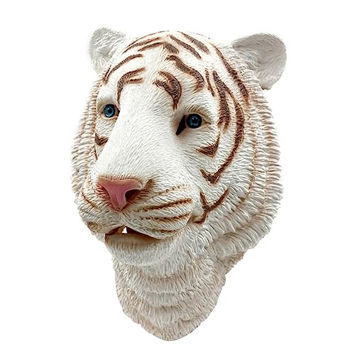 LIFKOME 1 Stück Tigermaske Cosplay Kostüm Halloween Tigerkopf Kostüm Neuartige Halloween Maske Abschlussballmaske Gruseliger Tiger Kopfbedeckung Halloween Kostüm Atmungsaktive von LIFKOME