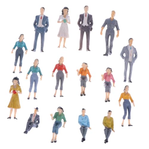 LIFKOME 16 Stück Teiliges Mini Bemalte Figuren für Puppenhaus und Modelle Kleine Realistische Miniaturmenschen für Architektur Schulanwendungen und Landschaftsgestaltung Zufällige Farbe LIFKOME 16 Stück Teiliges Mini Bemalte Figuren für Puppenhaus und Modelle Kleine Realistische Miniaturmenschen für Architektur Schulanwendungen und Landschaftsgestaltung Zufällige Farbe von LIFKOME