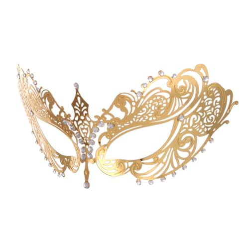 LIFKOME 1Stk Strass-Party-Maske Ball Masken Cosplay-Maske Tanzparty-Maske Golden von LIFKOME