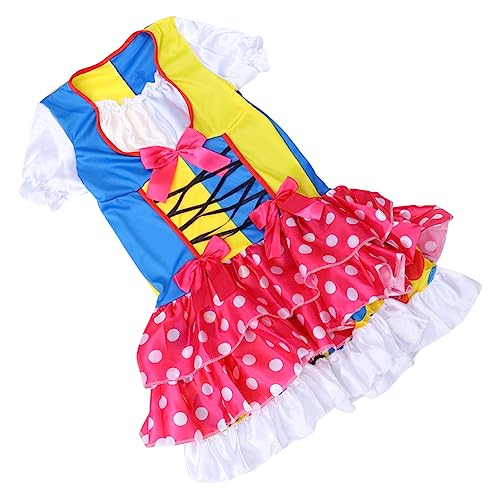 LIFKOME 1-teiliges Clown-kostüm für Halloween-cosplay-outfits. Hautfreundliches und Mehrfach Bedrucktes Design. Bequem und Lustig. von LIFKOME