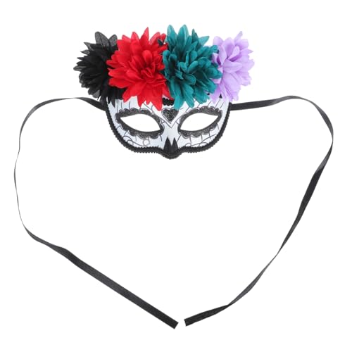 LIFKOME 1stk Maskerade Maske Blumen-maskerade-masken Maskerademaske Vintage-halloween Masken Zum Geisterfest Kostüm Schädel-maskerade-masken Halloween Gruselig Neon Plastik von LIFKOME