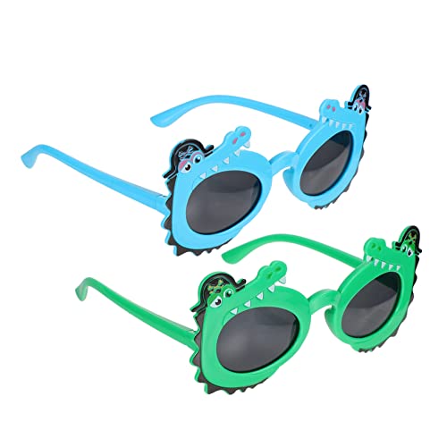 LIFKOME 2 Paar Sonnenbrille Lustig Glühen Cool Schnapsgläser Einzigartige Brillen Brillen-requisiten Partykleid Blue Stk von LIFKOME