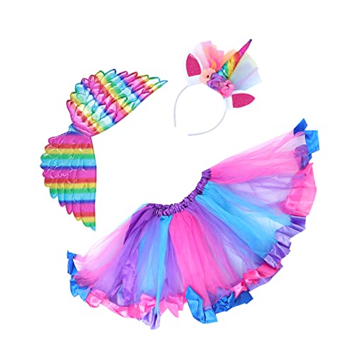 LIFKOME 2 Sätze Ballettröckchen Anziehkleidung für Kleinkinder Ballkleider für Kleinkinder halloweenkostüme für kinder halloween kleider für kinder hochzeitskleid schönes Kleid Polyester von LIFKOME