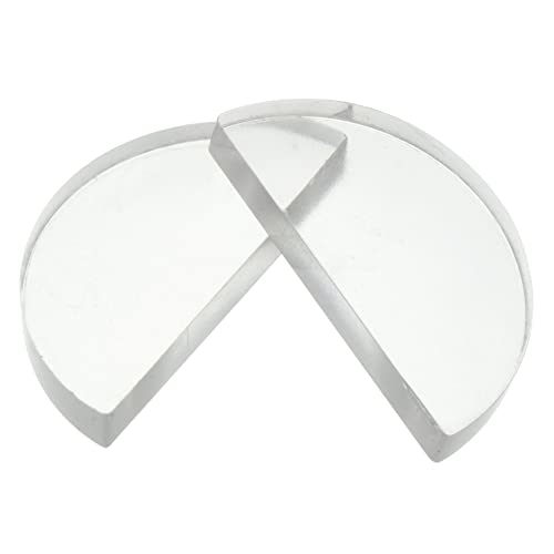 LIFKOME 2 Stück Physikalische Halbrunde Glaslinse Optische Konvexe Linse Lehrmittel für Lichtbrechung Experimente Schüler Demonstration Optischer Prinzipien und Lichtkonvergenz LIFKOME 2 Stück Physikalische Halbrunde Glaslinse Optische Konvexe Linse Lehrmittel für Lichtbrechung Experimente Schüler Demonstration Optischer Prinzipien und Lichtkonvergenz von LIFKOME