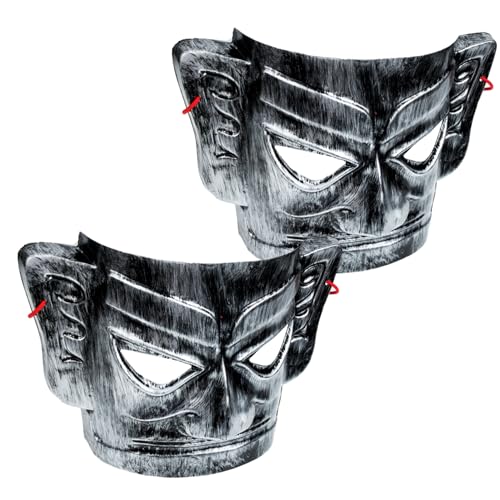 LIFKOME 2St Tanzmaske blaue masken Fine workmanship mask Maskerade Maske Requisit lustige Maske halloween masken Maske für draußen Plastikmaske für Erwachsene PVC Black von LIFKOME