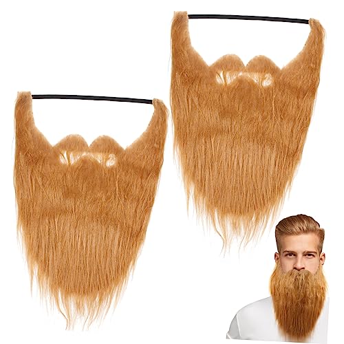 LIFKOME Halloween Fake Beard Masken Simulation Schnurrbärte Für Kostümparty Lustige Verkleidung Accessoires Für Erwachsene Und von LIFKOME