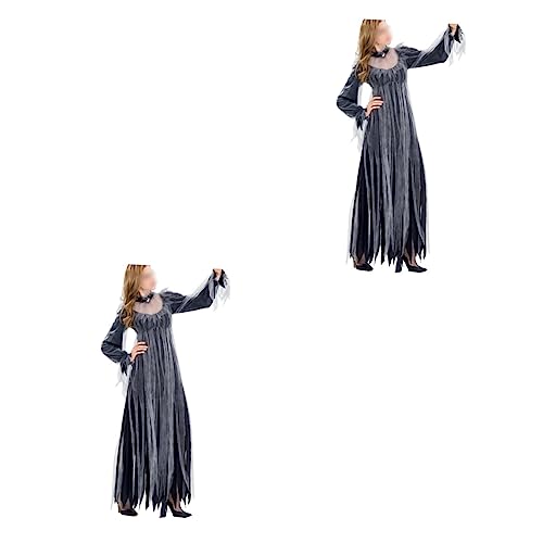 LIFKOME 2st Kostüm Für Cosplay Vampir Hexenkleid Retro-kleid Brautoutfits Tanzendes Kleid Ballkleider Ballkleid Braut-outfits Cosplay-outfits Brautkleider Geisterbraut Kostüm Damen von LIFKOME