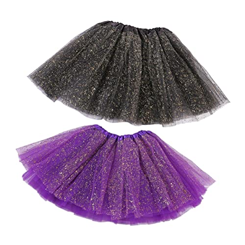 LIFKOME 2st Tutu-rock Mit Pailletten Mesh-tutu-rock Tutu-rock Für Mädchen Zeigt Tutu-rock von LIFKOME