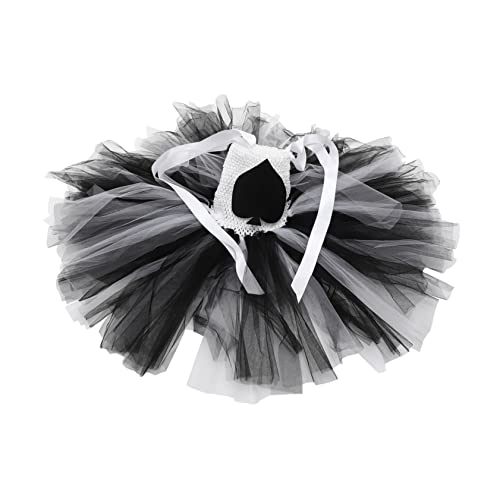 LIFKOME 3st Kinderkleid Mädchenröcke Mädchen Tutu Umsäumt Schwarzer Rock Mädchen-tutu-trikot Tutu-kleid Mädchen Kleiden Sich Mädchenkleid Formelle Kleidung Für Kinder Nylongewebe Black von LIFKOME