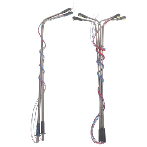LIFKOME 4 Stück Maßstab mit LED Beleuchtung Stabile Mini Straßenlaternen für Modelleisenbahn und Puppenhaus Einfache Installation Authentische Nachtbeleuchtung für Mikro-landschaften LIFKOME 4 Stück Maßstab mit LED Beleuchtung Stabile Mini Straßenlaternen für Modelleisenbahn und Puppenhaus Einfache Installation Authentische Nachtbeleuchtung für Mikro-landschaften von LIFKOME