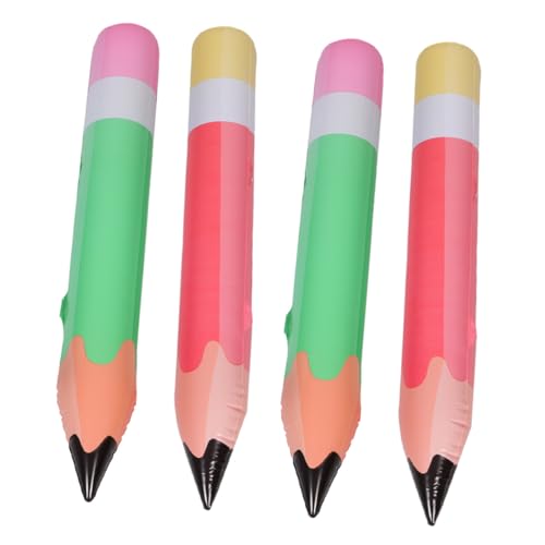 LIFKOME 4 Stück Teiliges PVC Aufblasbares Riesen Bleistift Langlebige Schuldekoration Kinderfreundlich Praktische Party Deko für Klassenzimmer Einfach Aufzuhängen Grün und Rot LIFKOME 4 Stück Teiliges PVC Aufblasbares Riesen Bleistift Langlebige Schuldekoration Kinderfreundlich Praktische Party Deko für Klassenzimmer Einfach Aufzuhängen Grün und Rot von LIFKOME