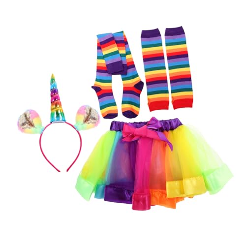 LIFKOME 4 Stück Tutu-Röcke für Mädchen halloweenkostüme für halloween kleider für Partygeschenke für rosa Ballettröckchen kleidung Partyröcke für Mädchen Party-Outfits von LIFKOME