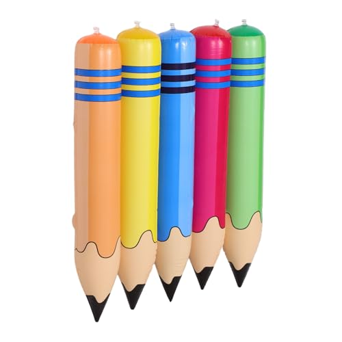 LIFKOME 5 Stück Teiliges Aufblasbare Riesen-buntstifte PVC Vielseitiges für Kindergarten Sportveranstaltungen und Schulanfang Party Dekoration Back To School Zubehör LIFKOME 5 Stück Teiliges Aufblasbare Riesen-buntstifte PVC Vielseitiges für Kindergarten Sportveranstaltungen und Schulanfang Party Dekoration Back To School Zubehör von LIFKOME