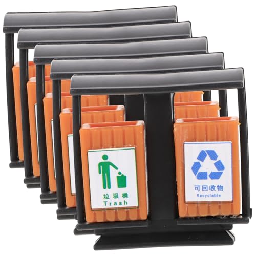 LIFKOME 5 Stück Teiliges Mini Mülleimer Puppenhaus Dekoration Sandtisch Zubehör Realistisches Miniatur Abfalleimer DIY Modell LIFKOME 5 Stück Teiliges Mini Mülleimer Puppenhaus Dekoration Sandtisch Zubehör Realistisches Miniatur Abfalleimer DIY Modell von LIFKOME