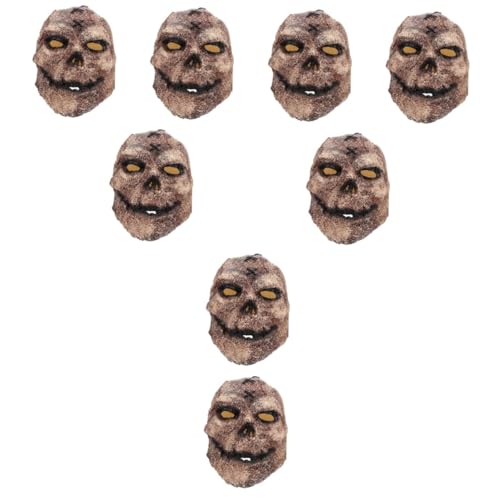 LIFKOME 8 Stk Vogels cheuche Maske halloween deko halloween schminke eye mask halloween decoration Halloween-Cosplay Schutzmaske Jäger Halloweenkostüm Gruselige Party beängstigend Emulsion von LIFKOME