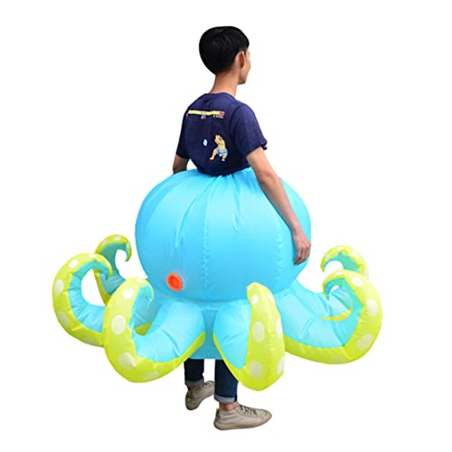 LIFKOME Aufblasbare Oktopus Kleidung Meeresparty Kostüm Aufblasbares Oktopus Spielzeug Aufblasbare Kostüme Für Aufblasbare Aufblasbare Kostüme Für Cosplay von LIFKOME