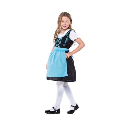 LIFKOME Bierkostüm Für Kinder Bierkostüm Für Kinder Rollenspielkostüm Für Mädchen Kinderkleidung Mädchenkleidung Dirndlkleid Biermädchen Halloweenkostüme Für Mädchen von LIFKOME