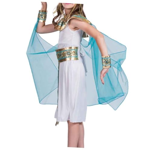 LIFKOME Bühnenkostü für Kinder prinzessin kleidung Ägypten-Königin-Kostü für ädchen Kinderkostüme Prinzessinnen-Outfit Kinderpartykostü Rollenspielzubehör Kinderbedarf Cosplay-Zubehör von LIFKOME